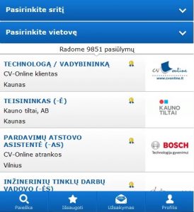 mobili versija