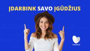 įdarbink savo įgūdžius